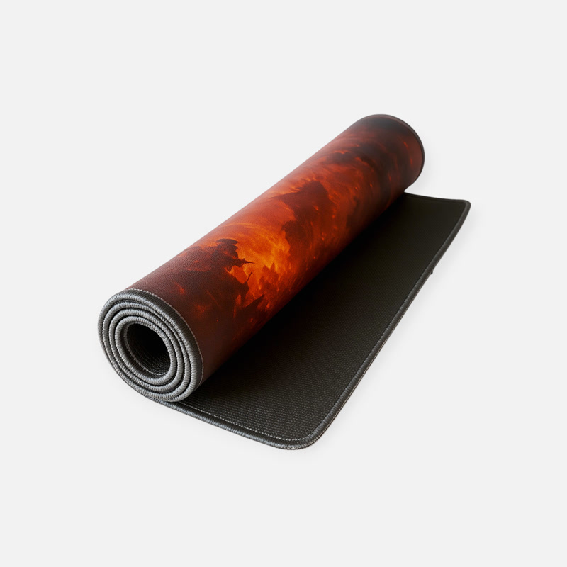 Image of Gamezelle Fire Dragon Fury stor (förlängd) gamingmusmatta (800x300 mm)