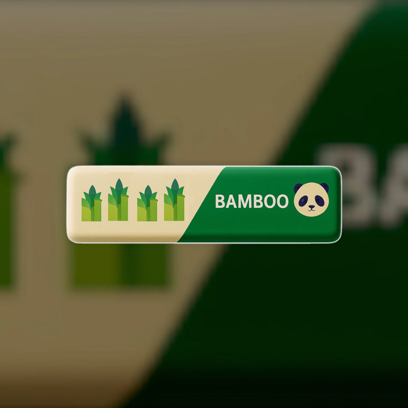 Image of Gamezelle handledsstöd för gamingtangentbord Bamboo (360 mm)